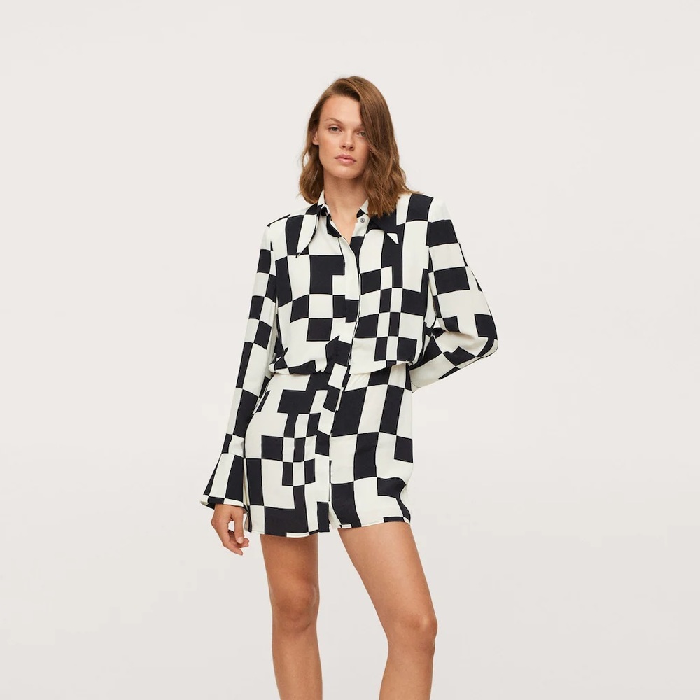 Button shirt dress